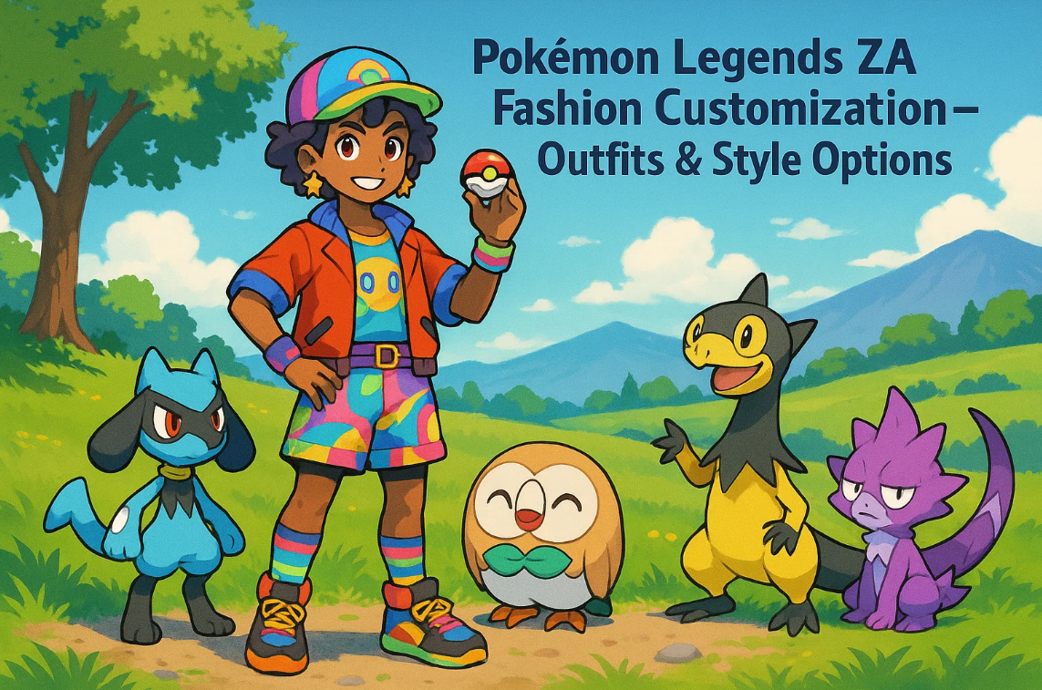 Pokémon Legends ZA Fashion Customization Guide – Outfits & Style Options